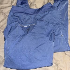 Scrubs and beyond, size small beyond scrubs, light blue